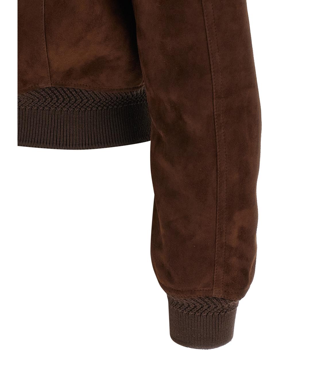 TOM FORD Коричневая замшевая куртка, фото 4