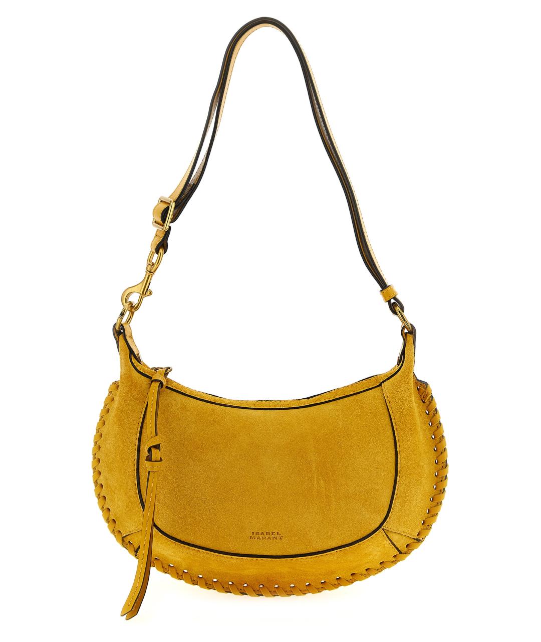 ISABEL MARANT Желтая кожаная сумка через плечо, фото 1