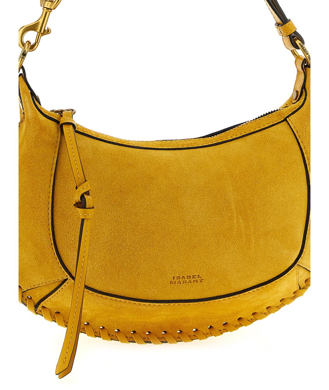 ISABEL MARANT Желтая кожаная сумка через плечо, фото 3