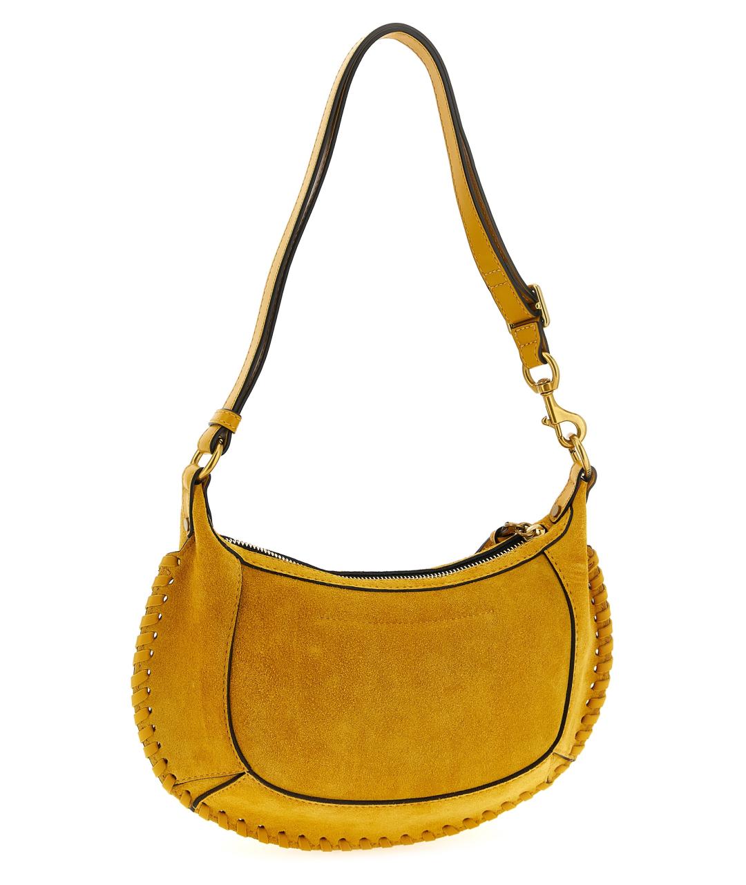 ISABEL MARANT Желтая кожаная сумка через плечо, фото 2