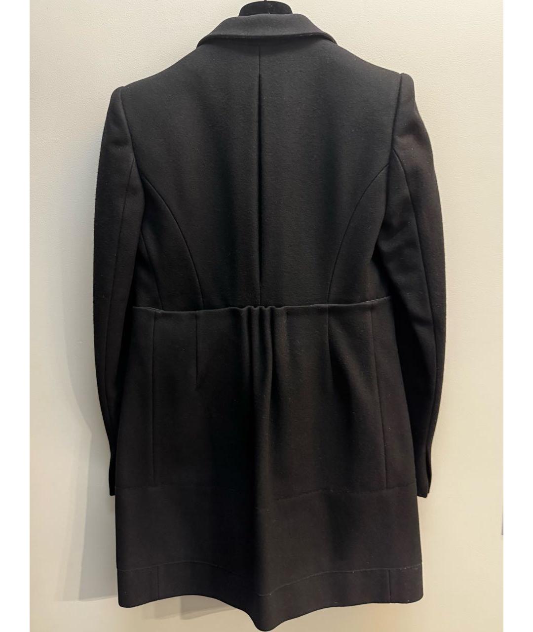 MIU MIU Черное шерстяное пальто, фото 3