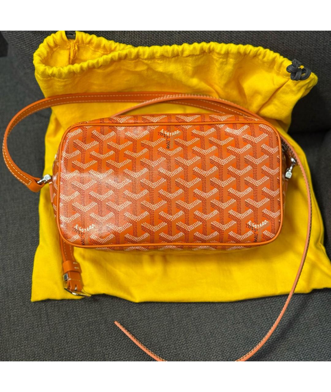 GOYARD Оранжевая сумка через плечо, фото 4