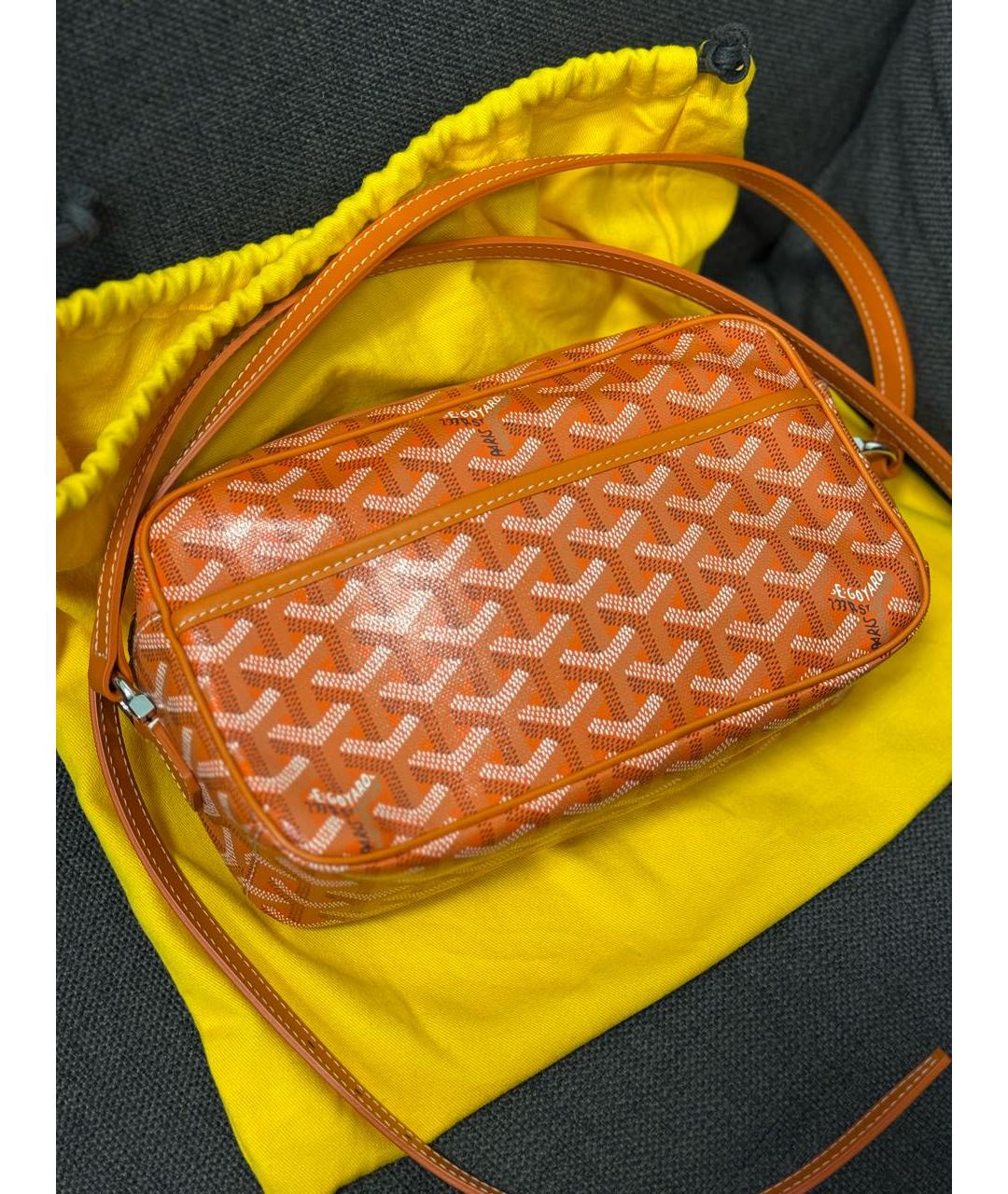 GOYARD Оранжевая сумка через плечо, фото 5