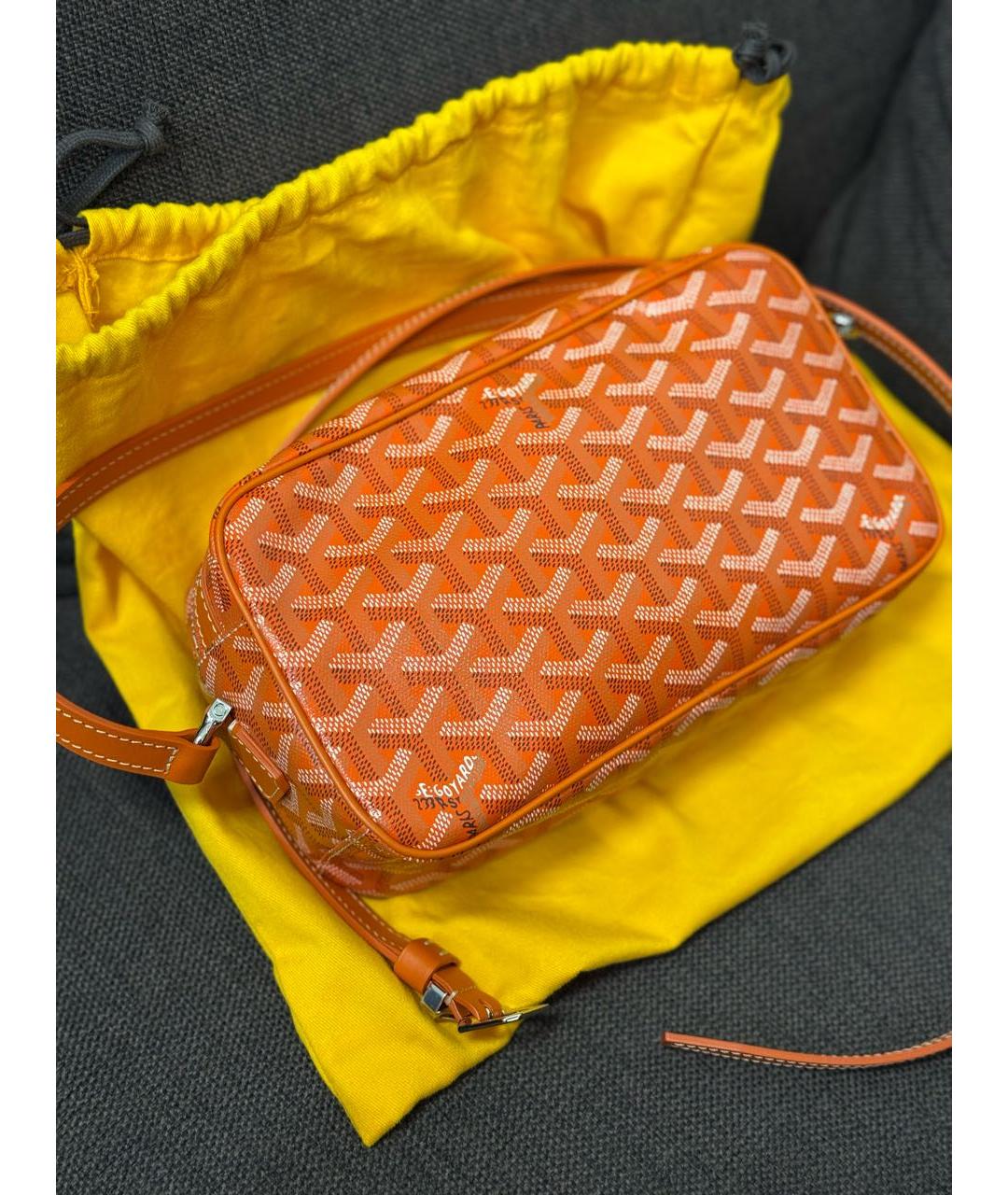 GOYARD Оранжевая сумка через плечо, фото 3