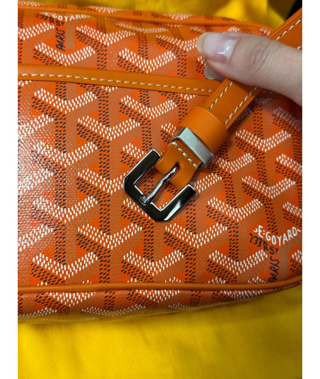 GOYARD Оранжевая сумка через плечо, фото 6