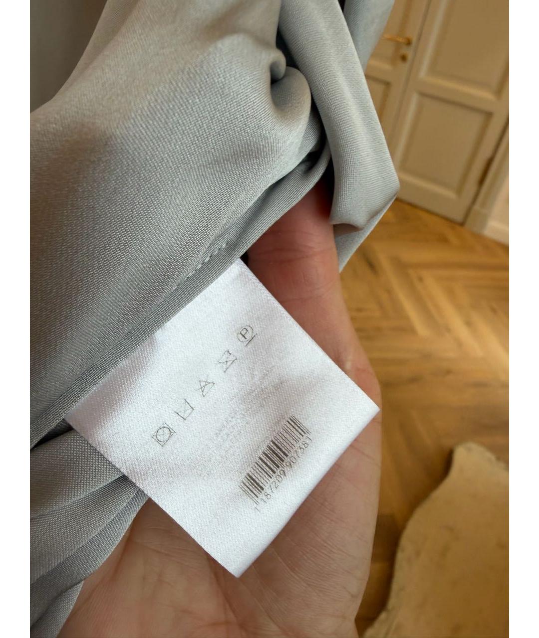 MAGDA BUTRYM Голубое шелковое коктейльное платье, фото 6