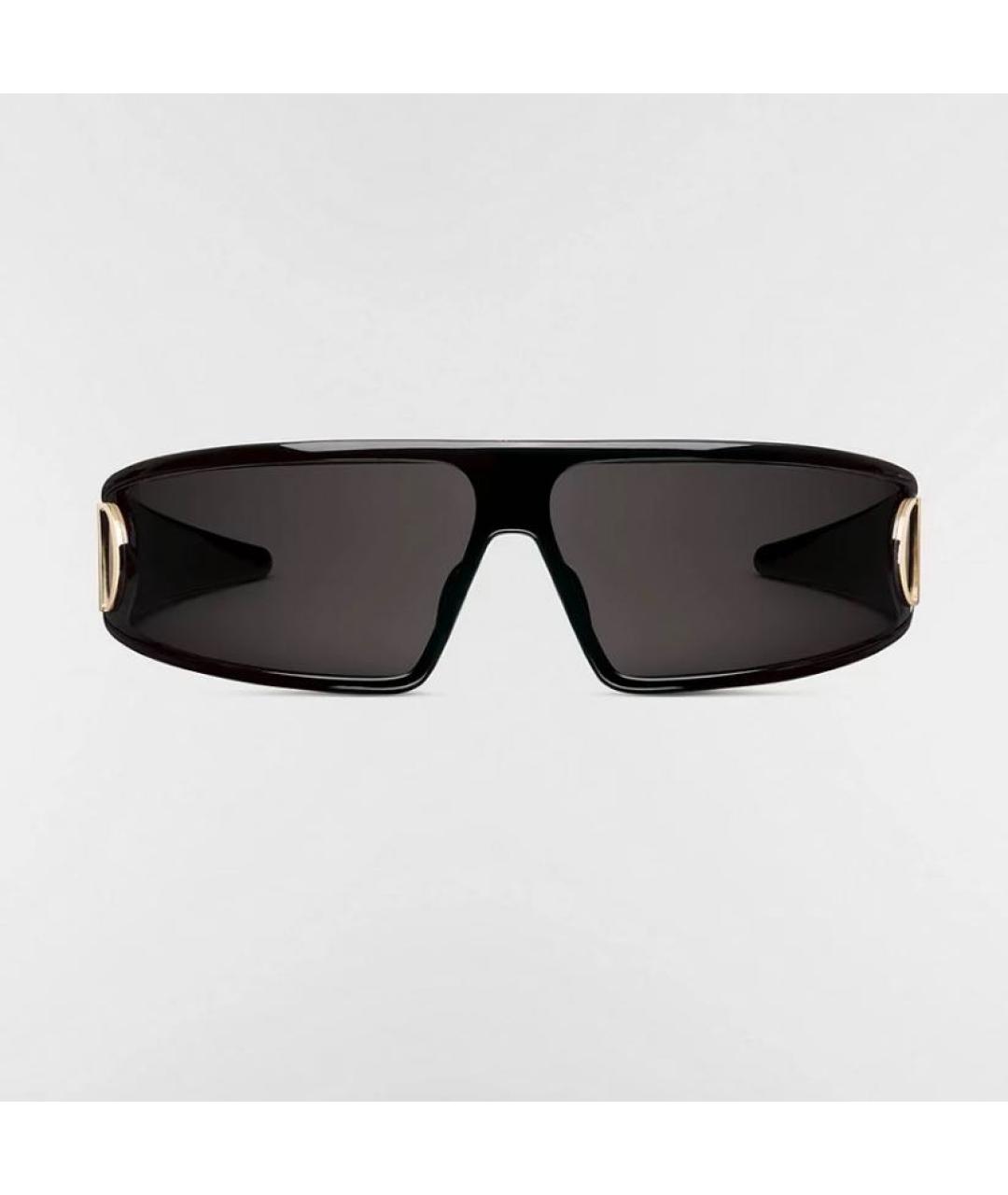 CHRISTIAN DIOR Черные пластиковые солнцезащитные очки, фото 5
