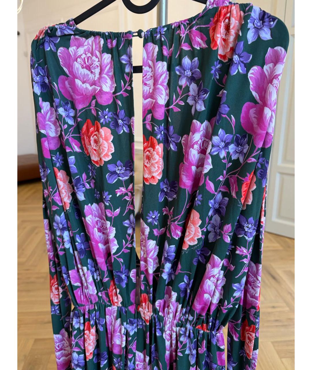 MAGDA BUTRYM Мульти вискозное коктейльное платье, фото 2