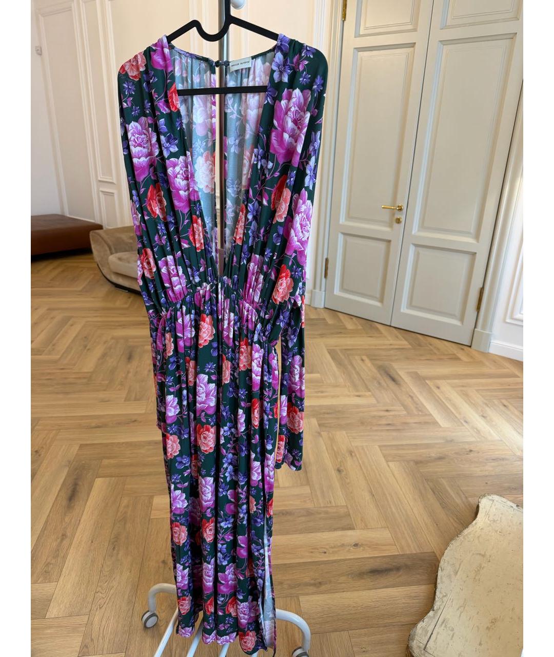 MAGDA BUTRYM Мульти вискозное коктейльное платье, фото 7