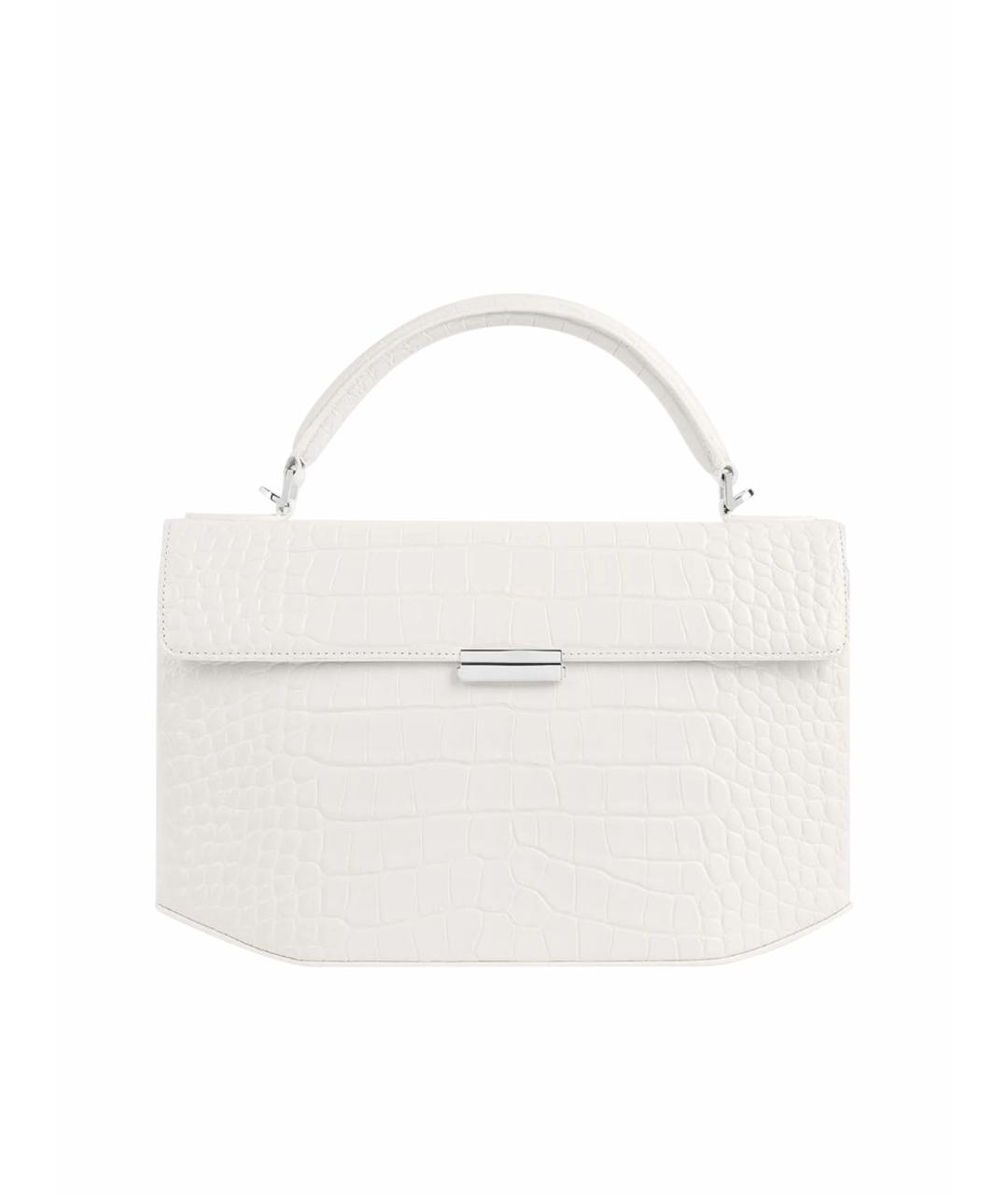 TOTEME Белая кожаная сумка через плечо, фото 1