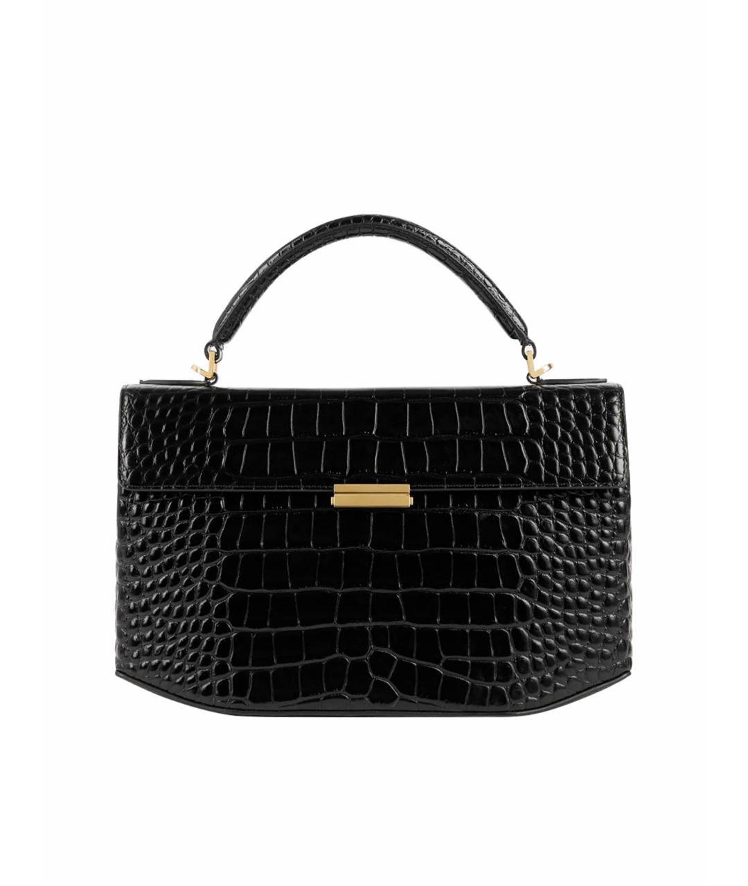 TOTEME Черная кожаная сумка через плечо, фото 1