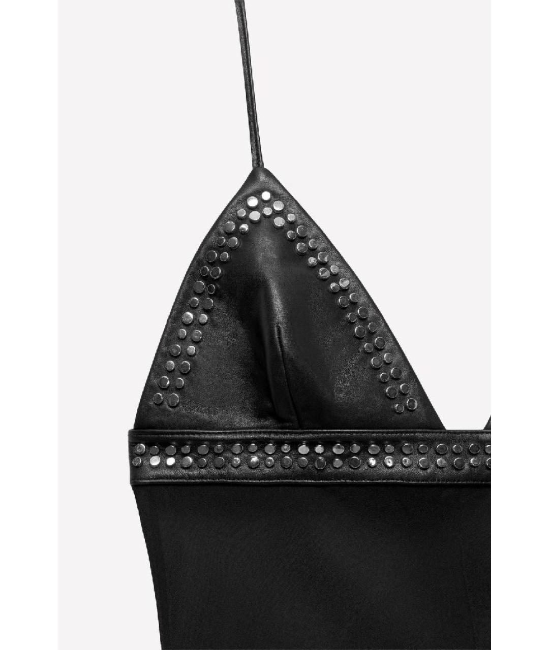 LUDOVIC DE SAINT SERNIN Черное вискозное вечернее платье, фото 3