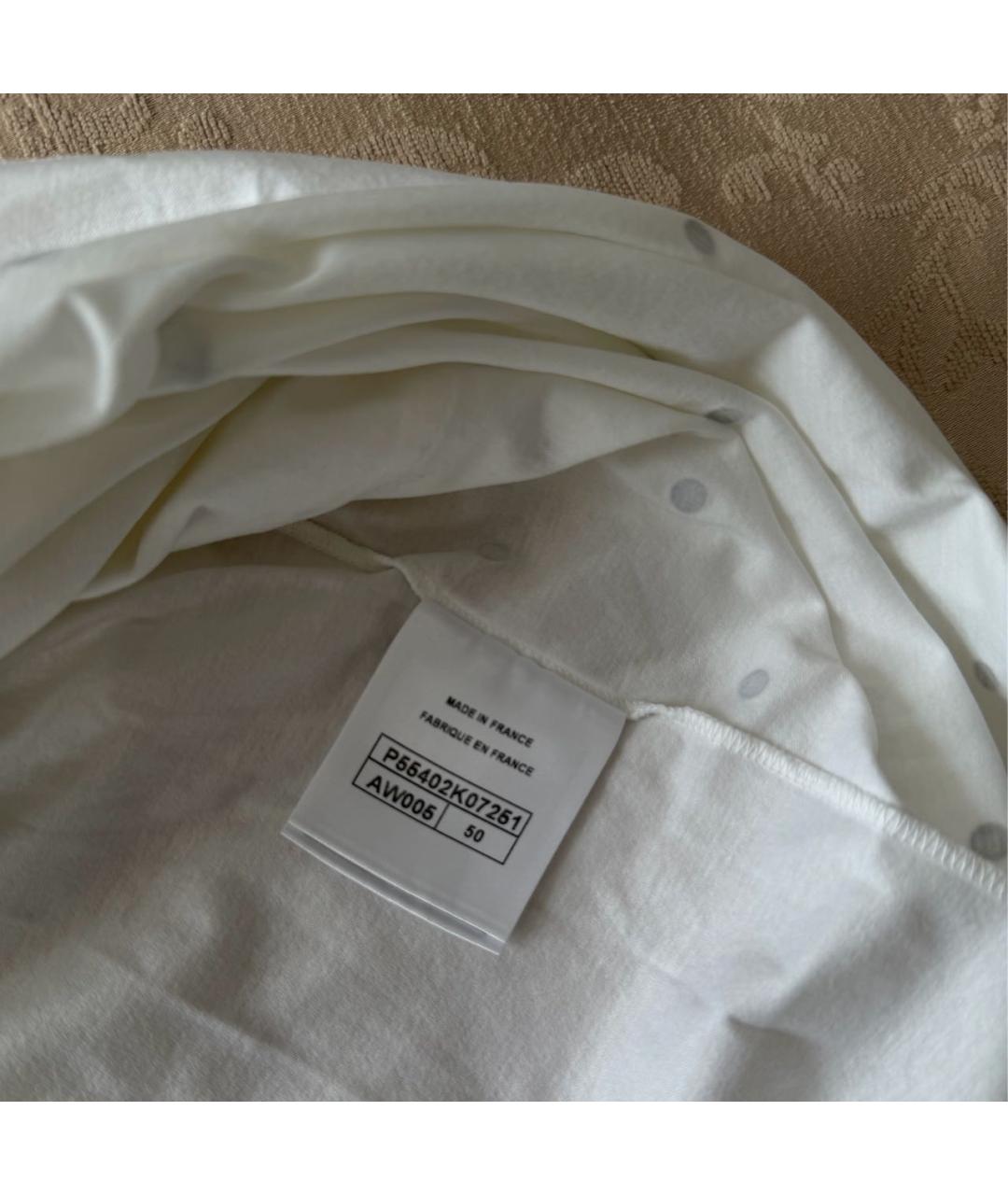 CHANEL Белая хлопковая футболка, фото 5