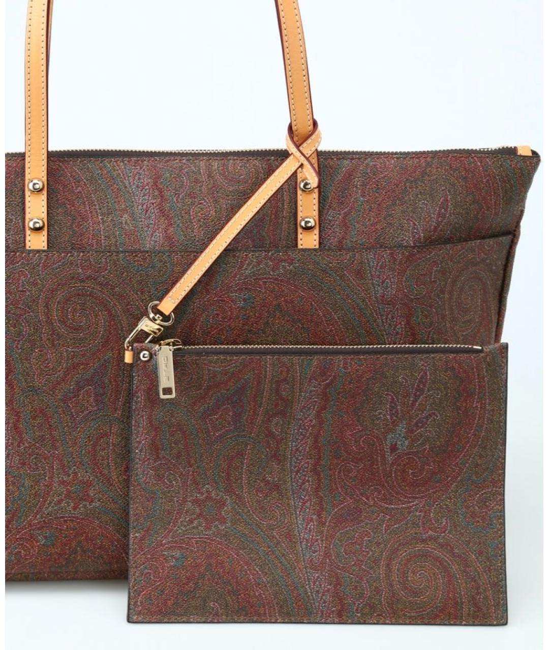 ETRO Коричневая сумка тоут, фото 8
