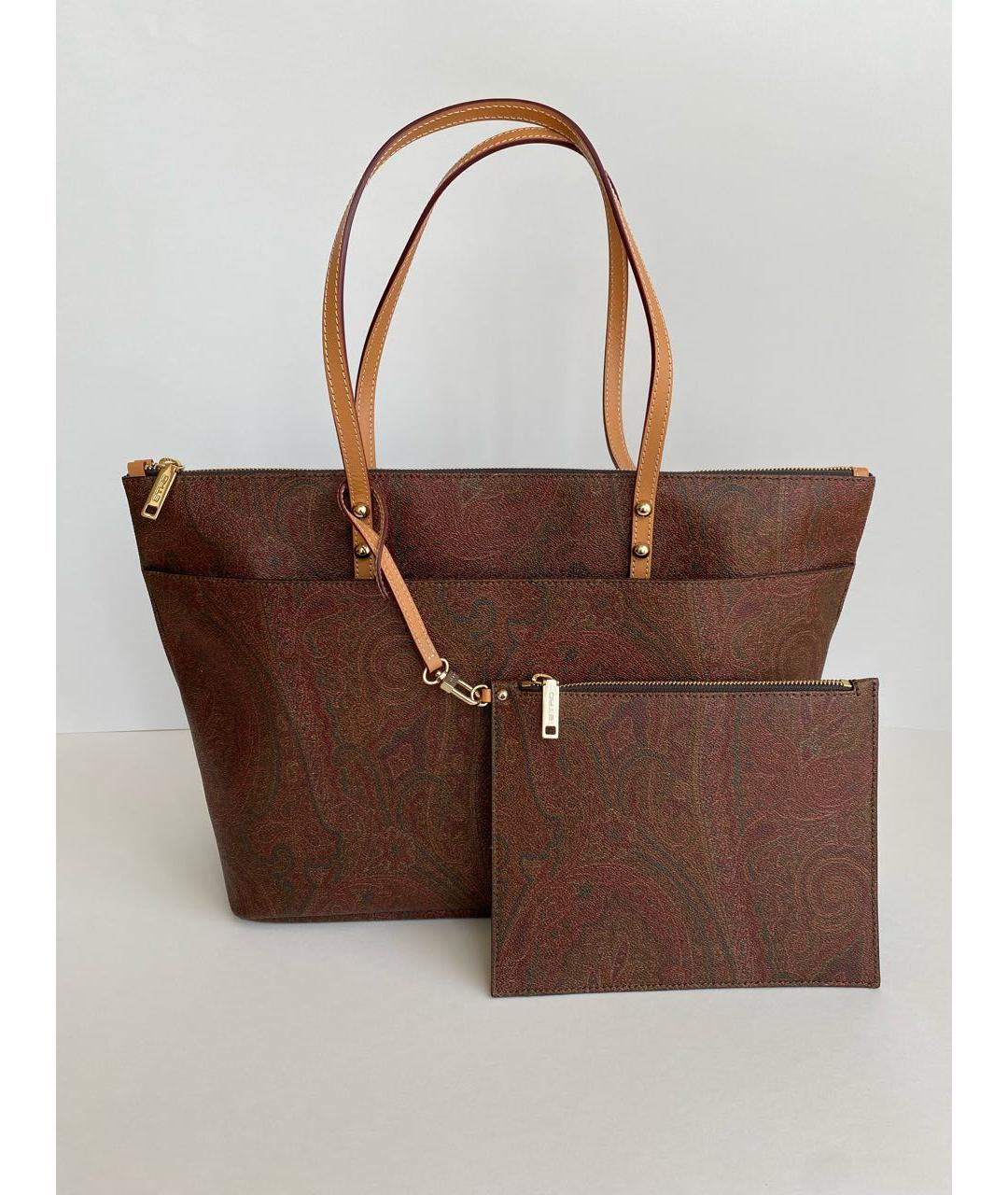 ETRO Коричневая сумка тоут, фото 5