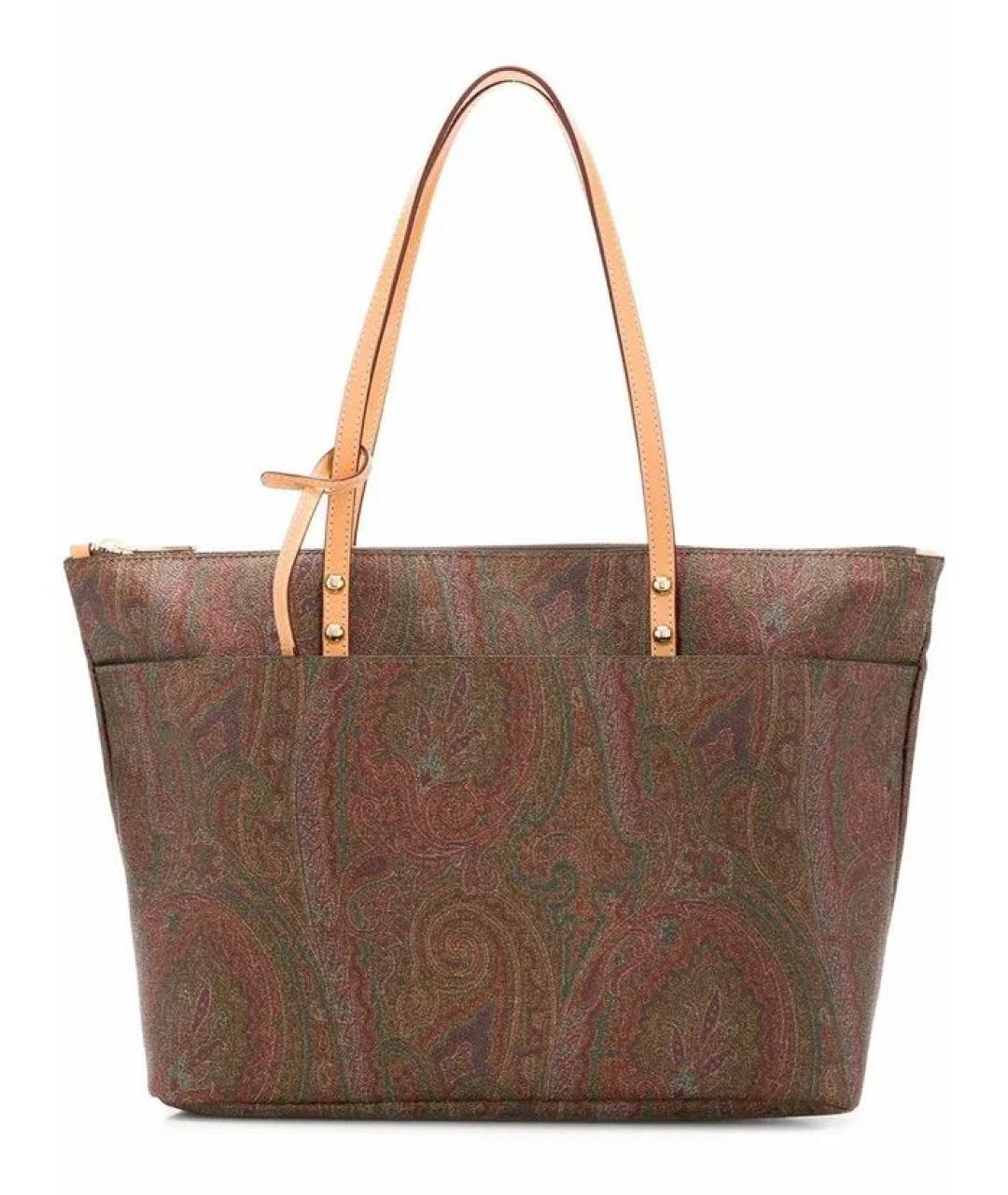 ETRO Коричневая сумка тоут, фото 1