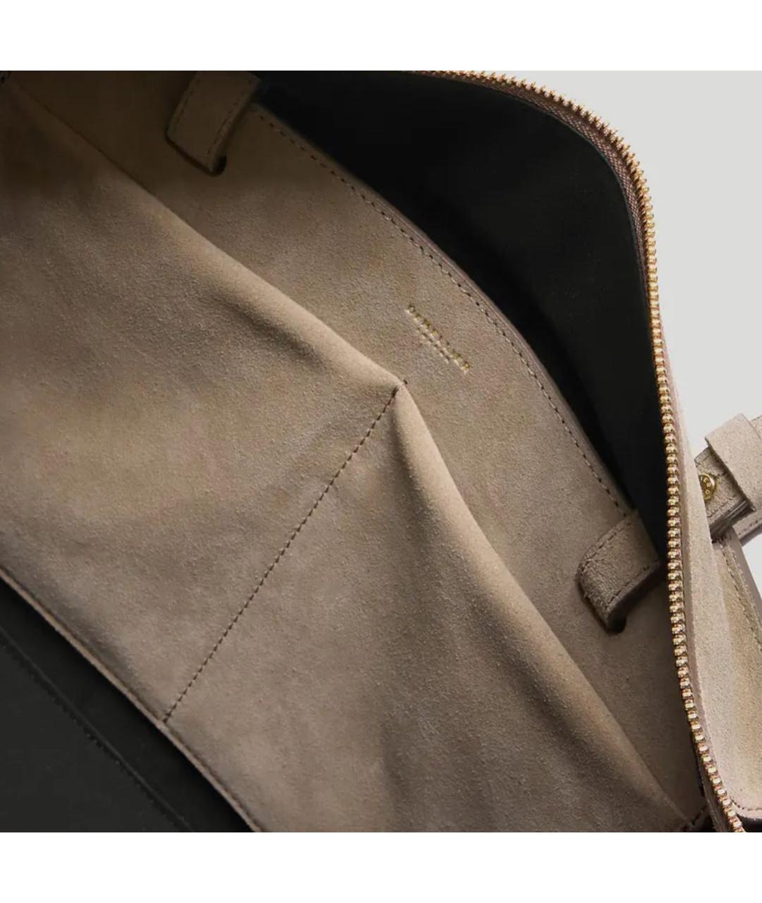 DEMELLIER Бежевая замшевая сумка тоут, фото 3