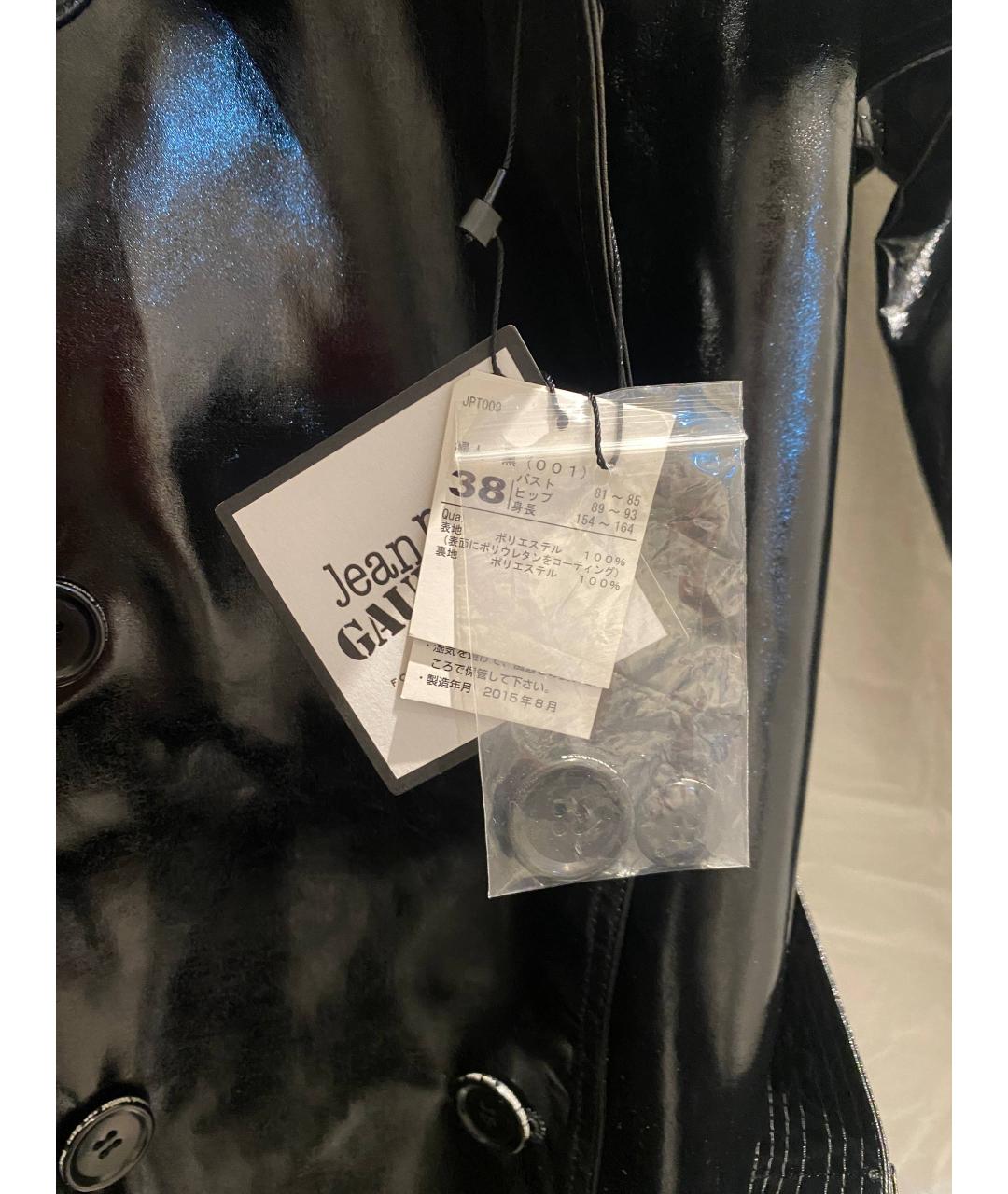 JEAN PAUL GAULTIER Черный тренч/плащ, фото 3