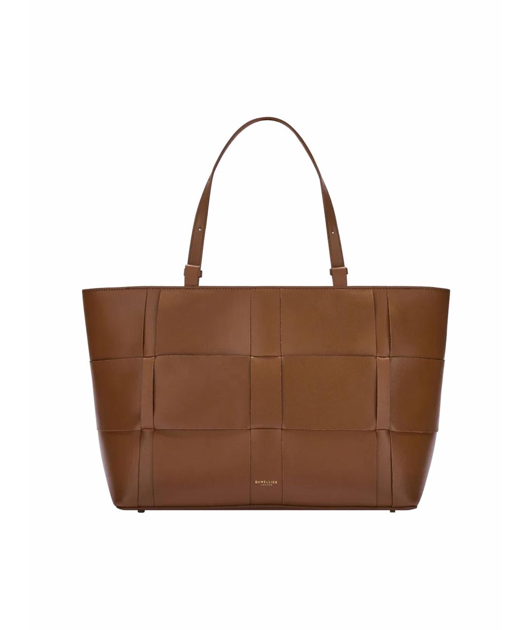 DEMELLIER Коричневая кожаная сумка тоут, фото 1
