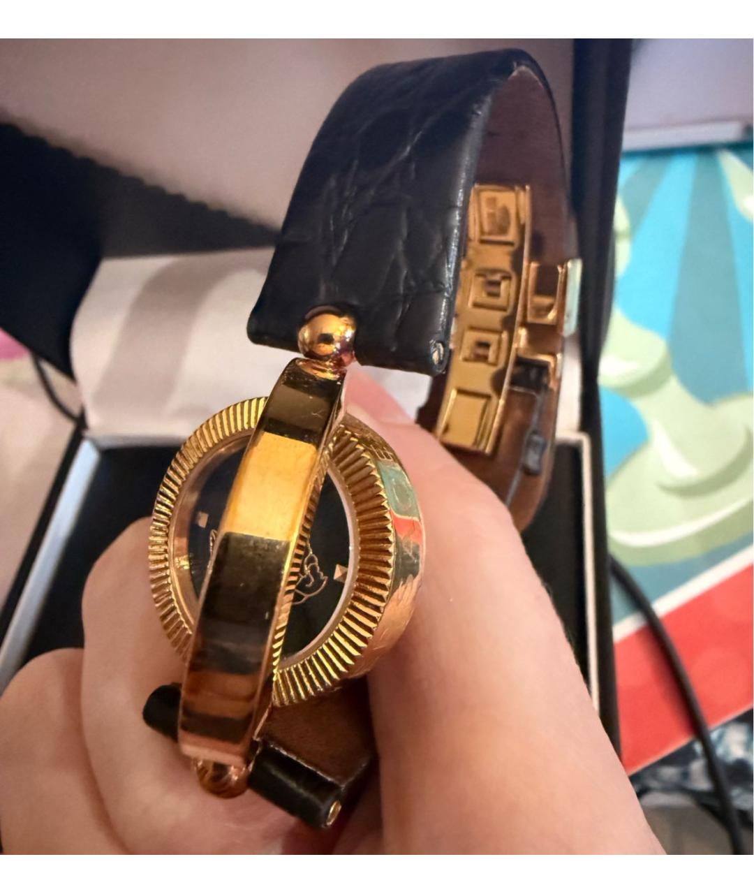 VERSACE Черные стальные часы, фото 8