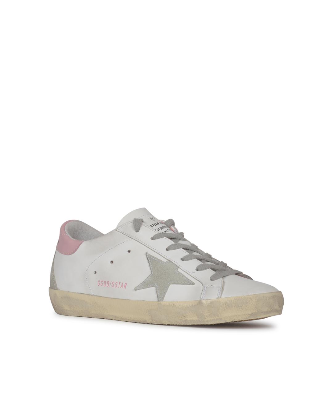 GOLDEN GOOSE DELUXE BRAND Белые кожаные кеды, фото 2