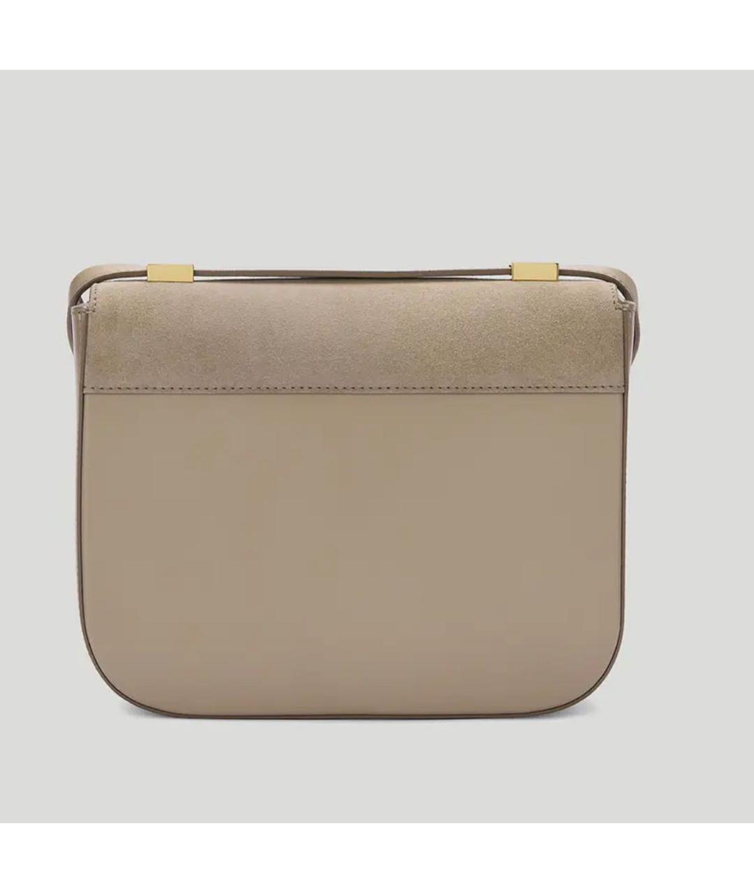 DEMELLIER Бежевая замшевая сумка через плечо, фото 3