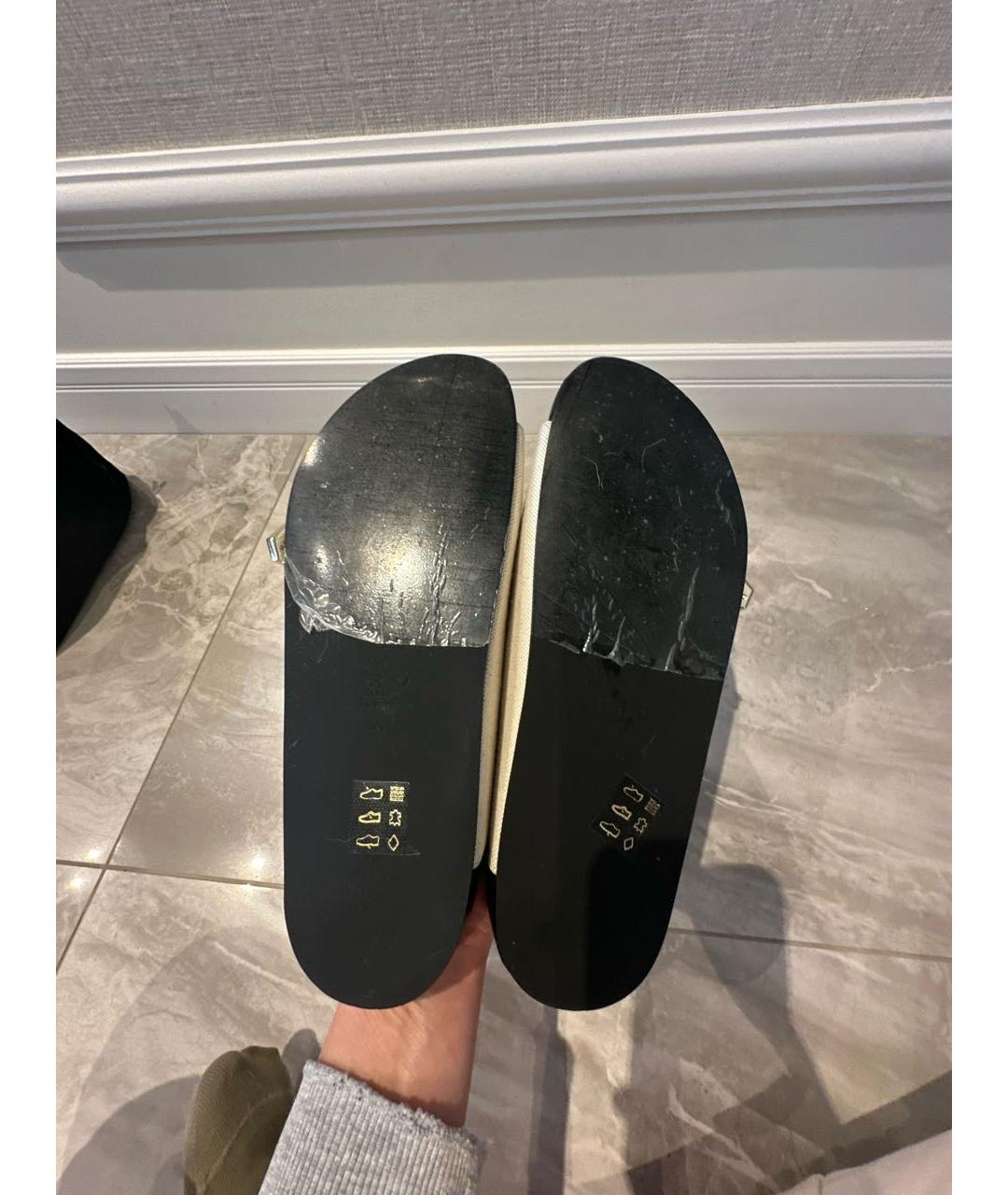 IRO Бежевые текстильные сандалии, фото 5