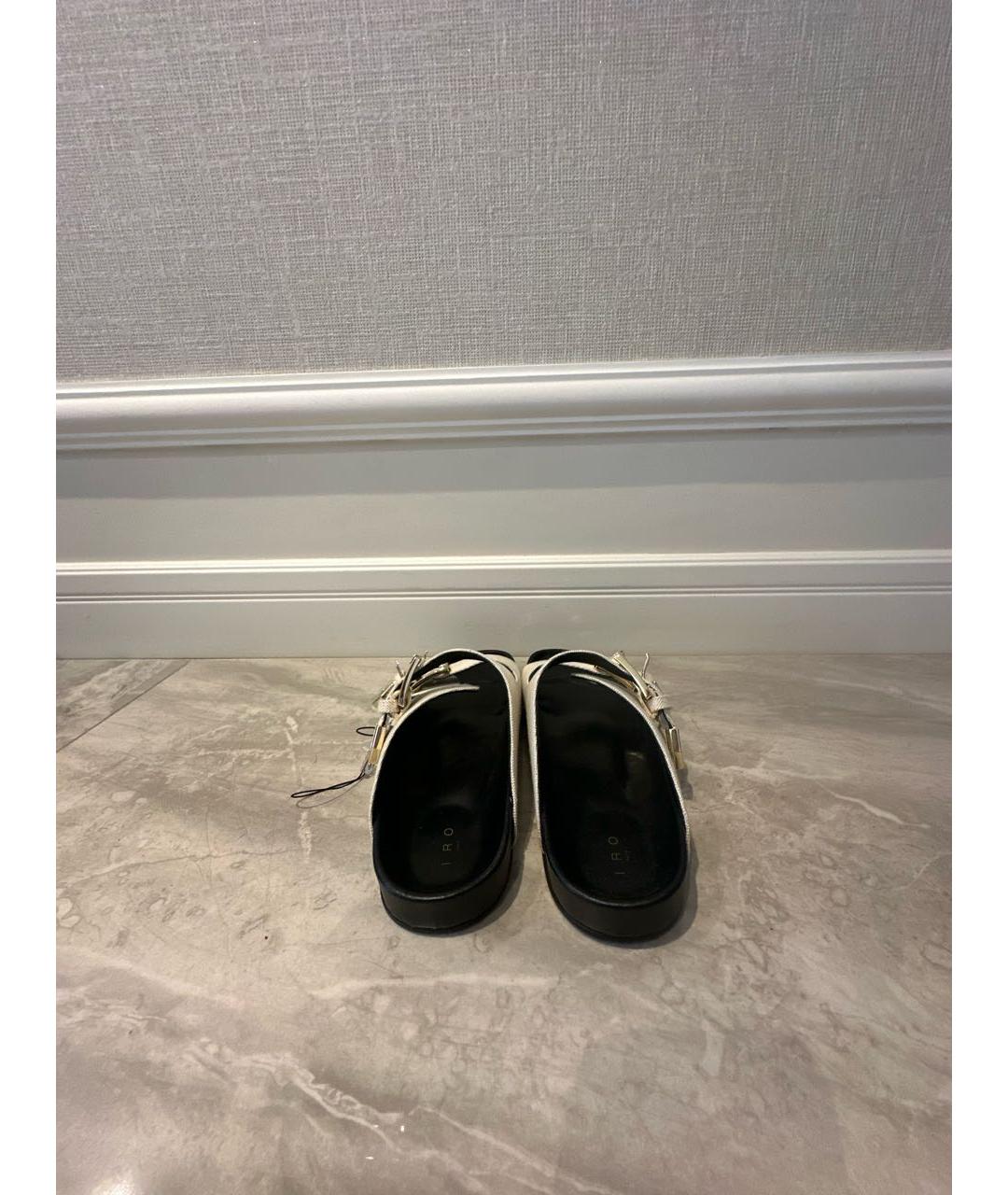 IRO Бежевые текстильные сандалии, фото 4