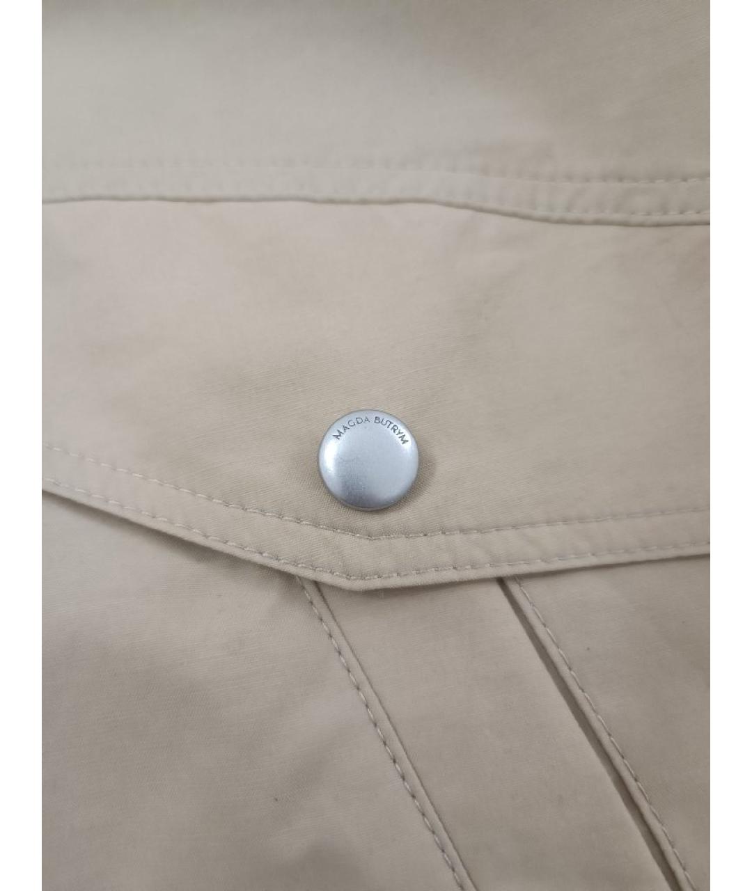 MAGDA BUTRYM Бежевая хлопковая куртка, фото 4