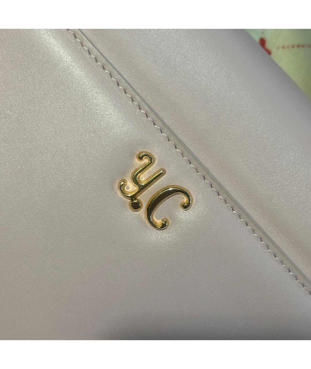 ULYANA SERGEENKO Розовая кожаная сумка через плечо, фото 8