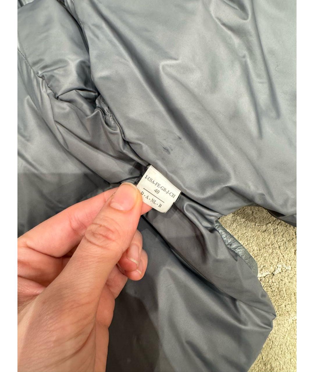 BRUNELLO CUCINELLI Зеленая кожаная куртка, фото 5