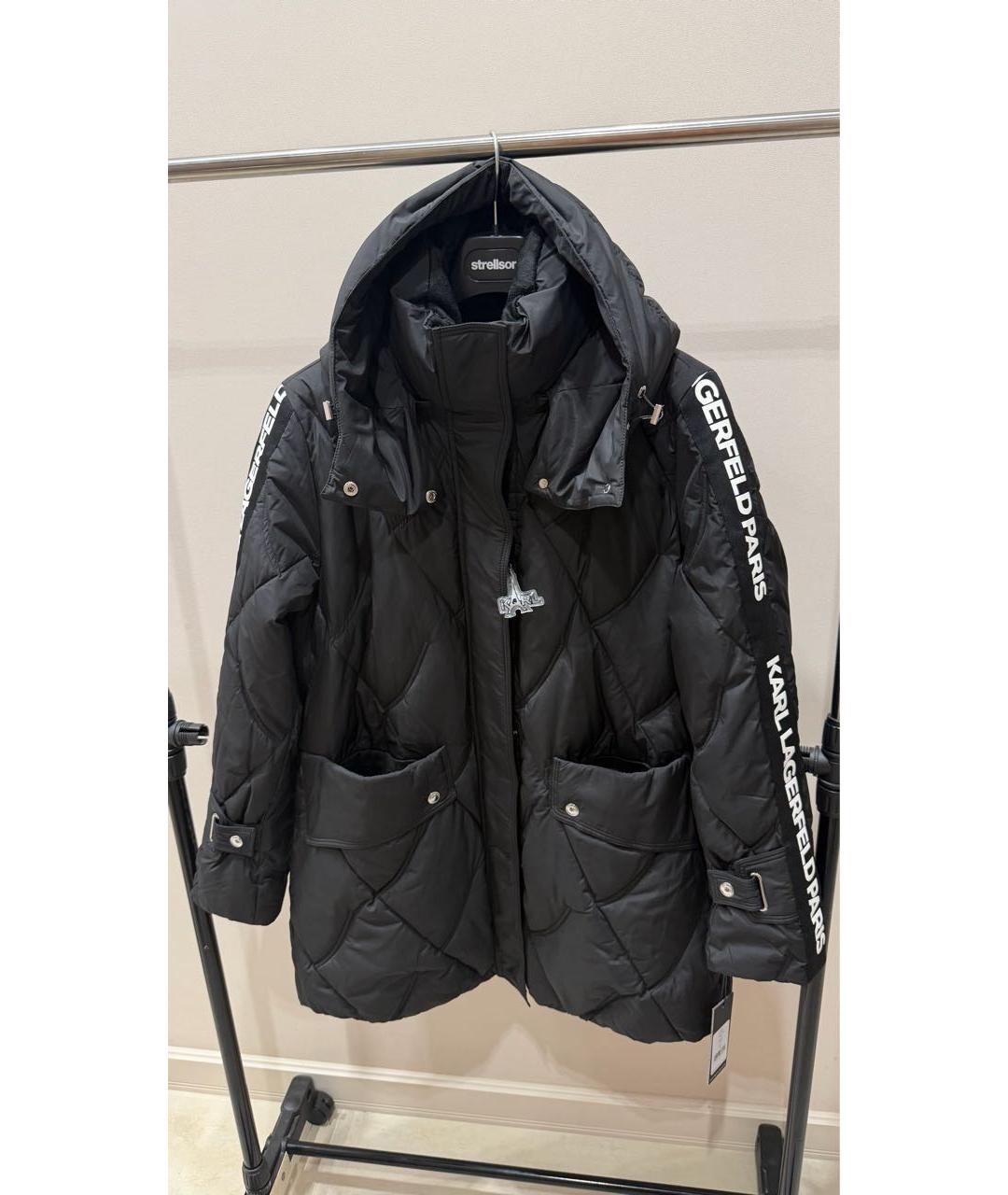 KARL LAGERFELD Черный пуховик, фото 9