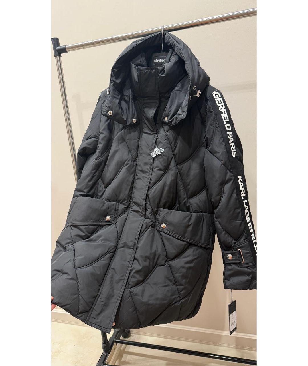 KARL LAGERFELD Черный пуховик, фото 3