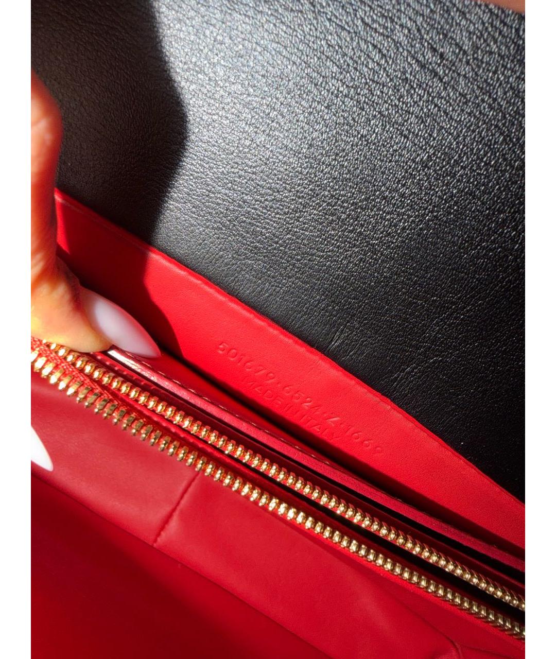 BALENCIAGA Черная кожаная сумка через плечо, фото 5