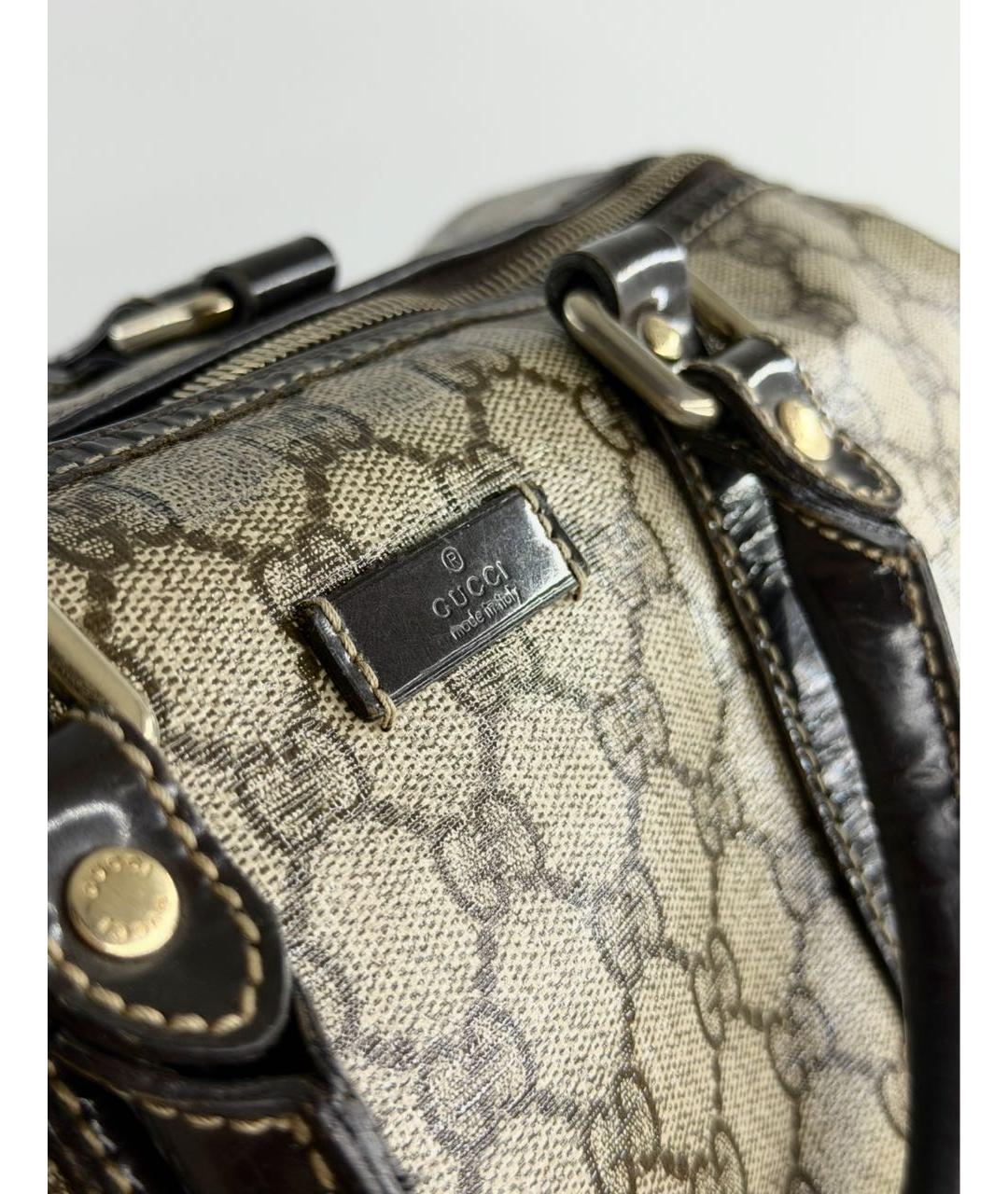 GUCCI Бежевая сумка с короткими ручками, фото 5