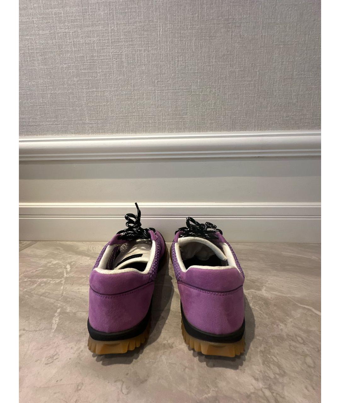 STELLA MCCARTNEY Фиолетовые замшевые кеды, фото 4