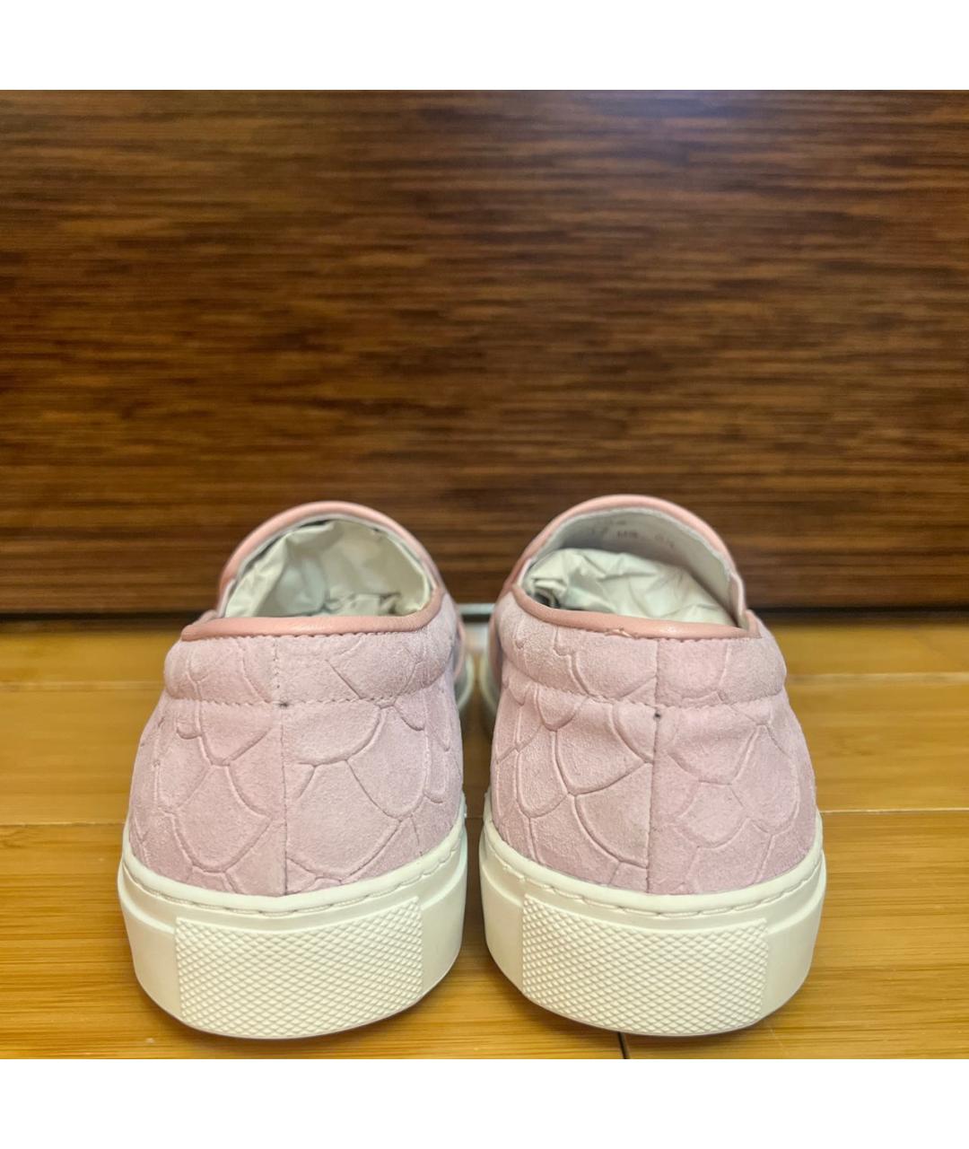 AXEL ARIGATO Розовые кожаные слипоны, фото 4