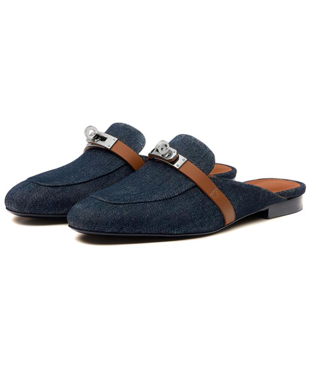 HERMES Кожаные мюли, фото 3