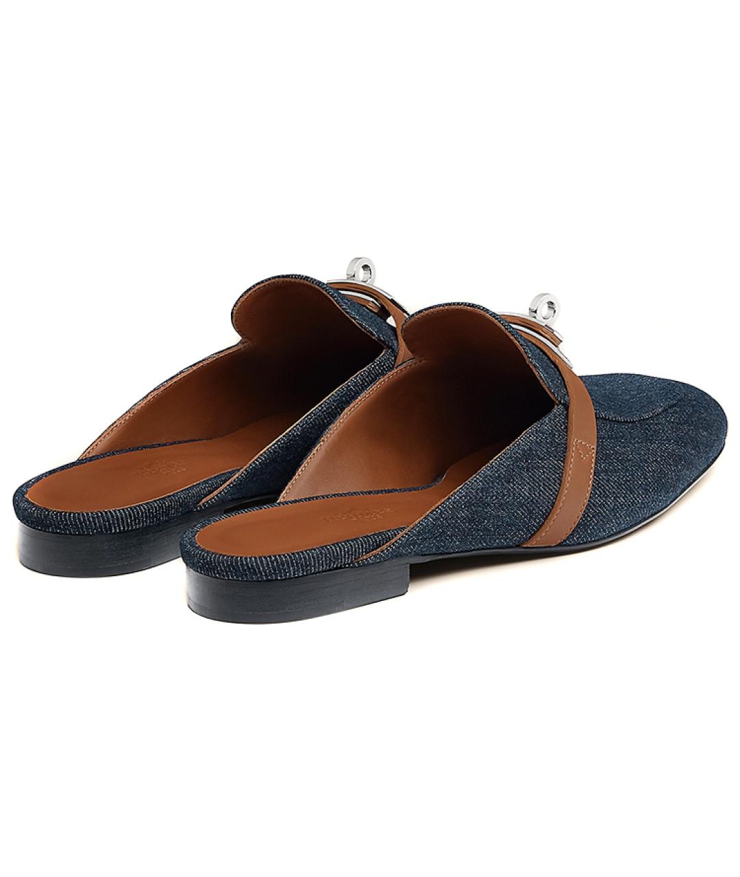 HERMES Кожаные мюли, фото 5