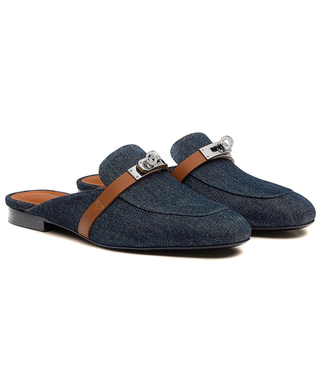 HERMES Кожаные мюли, фото 4