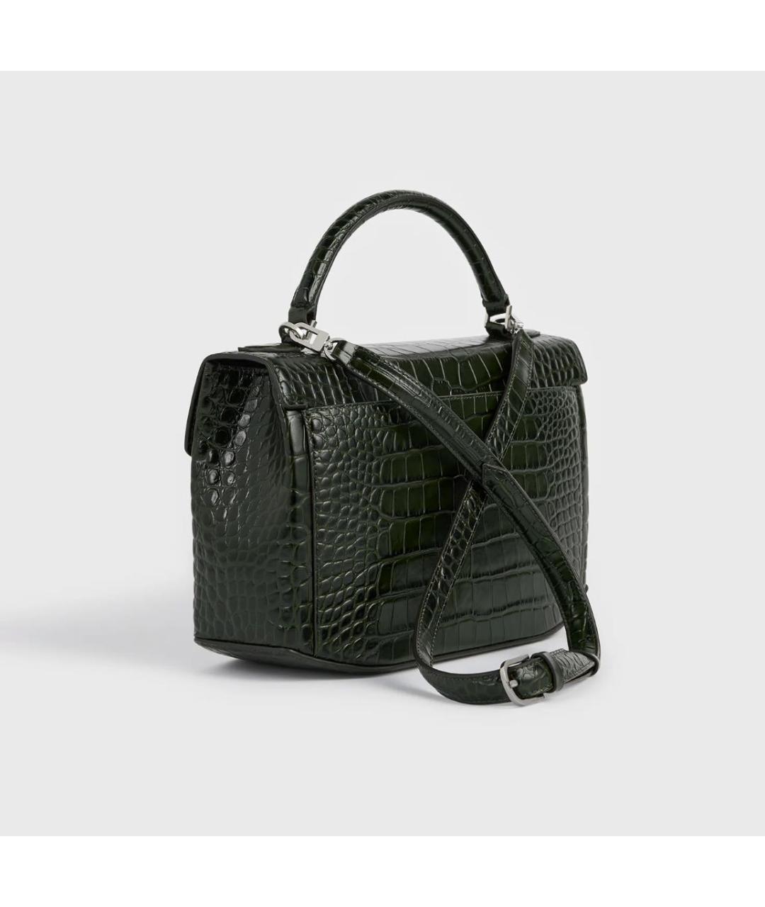 TOTEME Зеленая кожаная сумка через плечо, фото 4