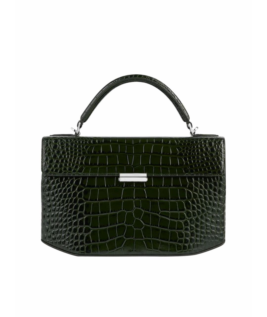 TOTEME Зеленая кожаная сумка через плечо, фото 1