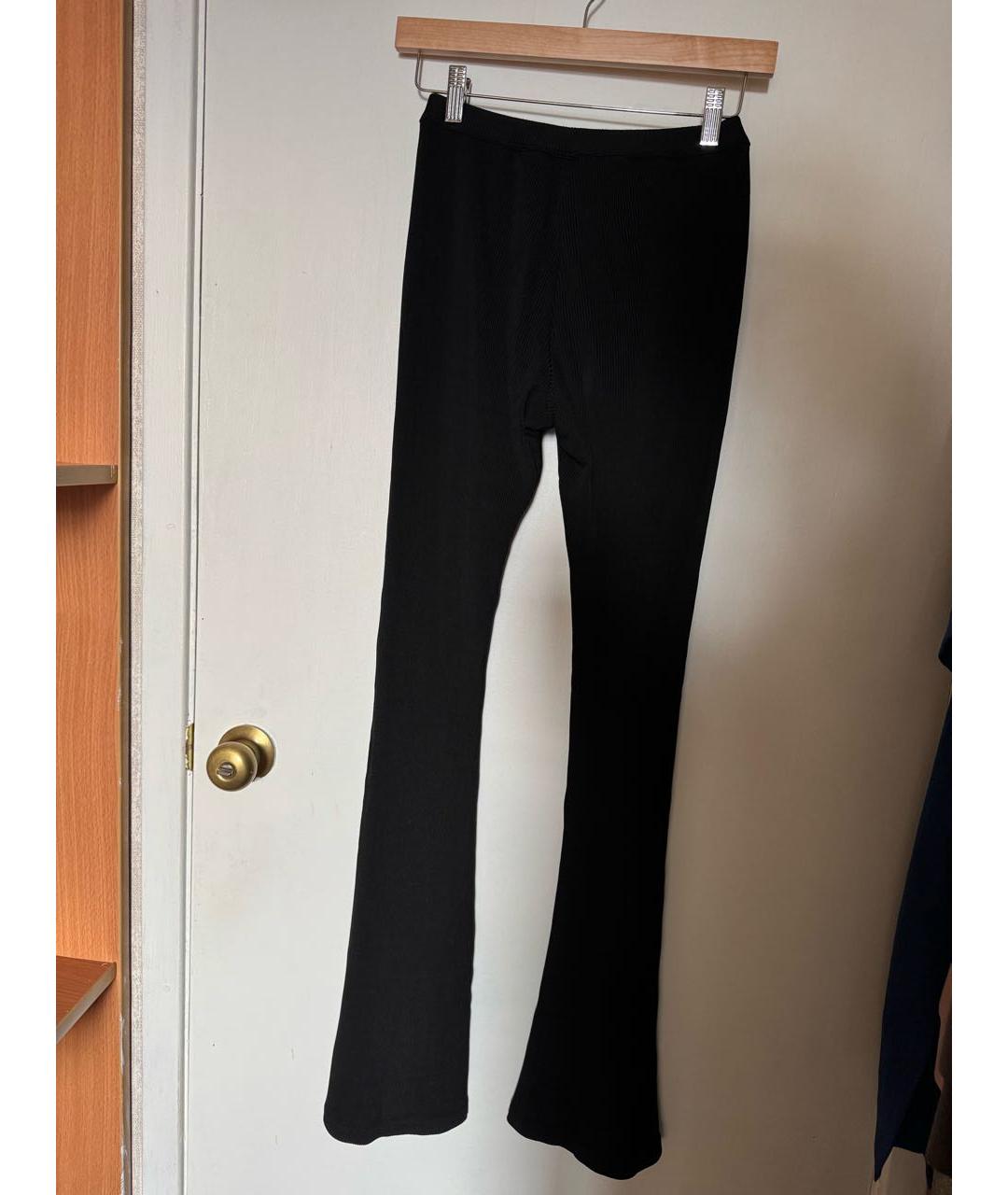 PRADA Черные вискозные леггинсы и велосипедки, фото 2