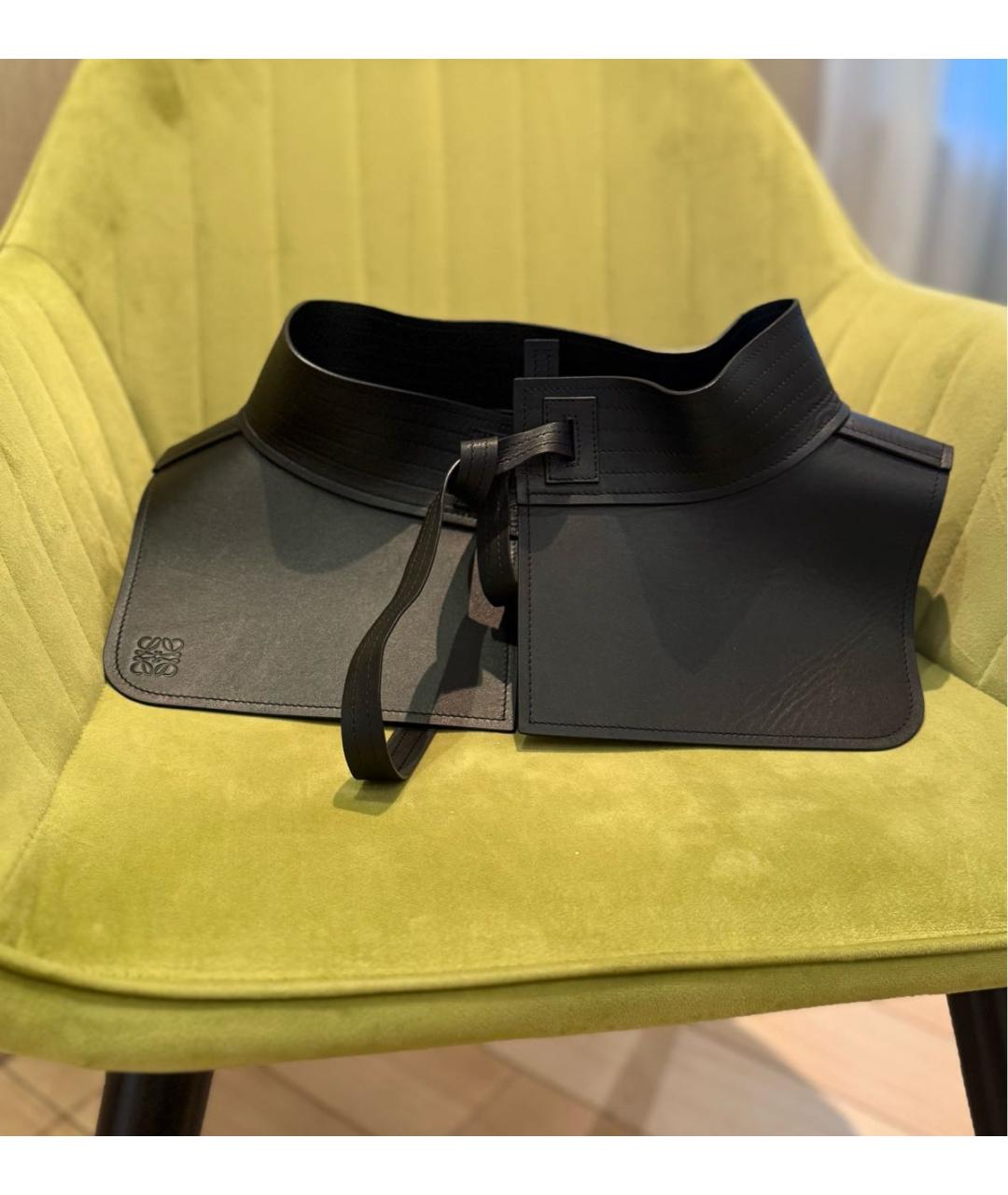 LOEWE Черный кожаный ремень, фото 5