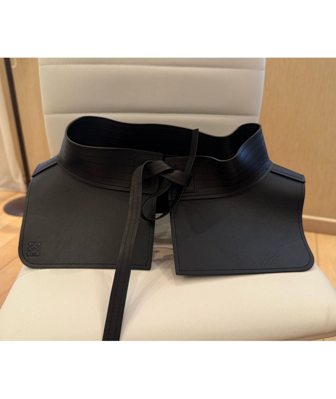 LOEWE Черный кожаный ремень, фото 4