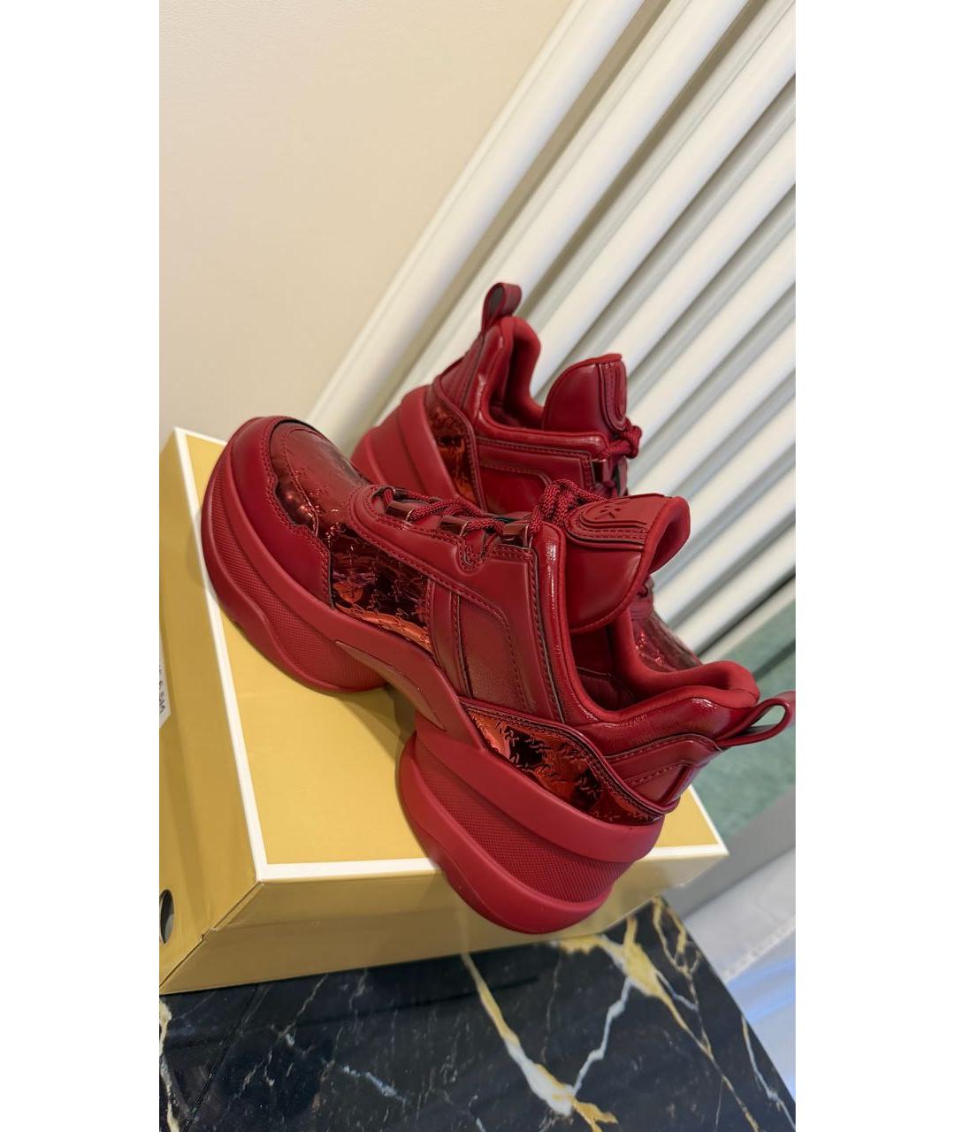 MICHAEL KORS Бордовые кроссовки, фото 5