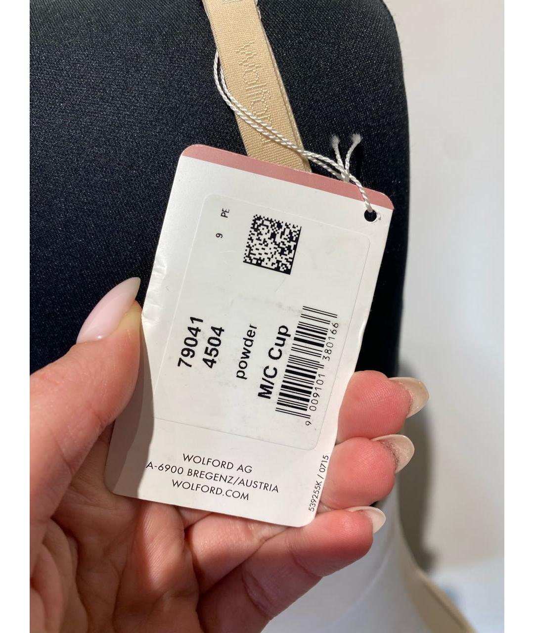 WOLFORD Бежевая полиамидовая майка, фото 4