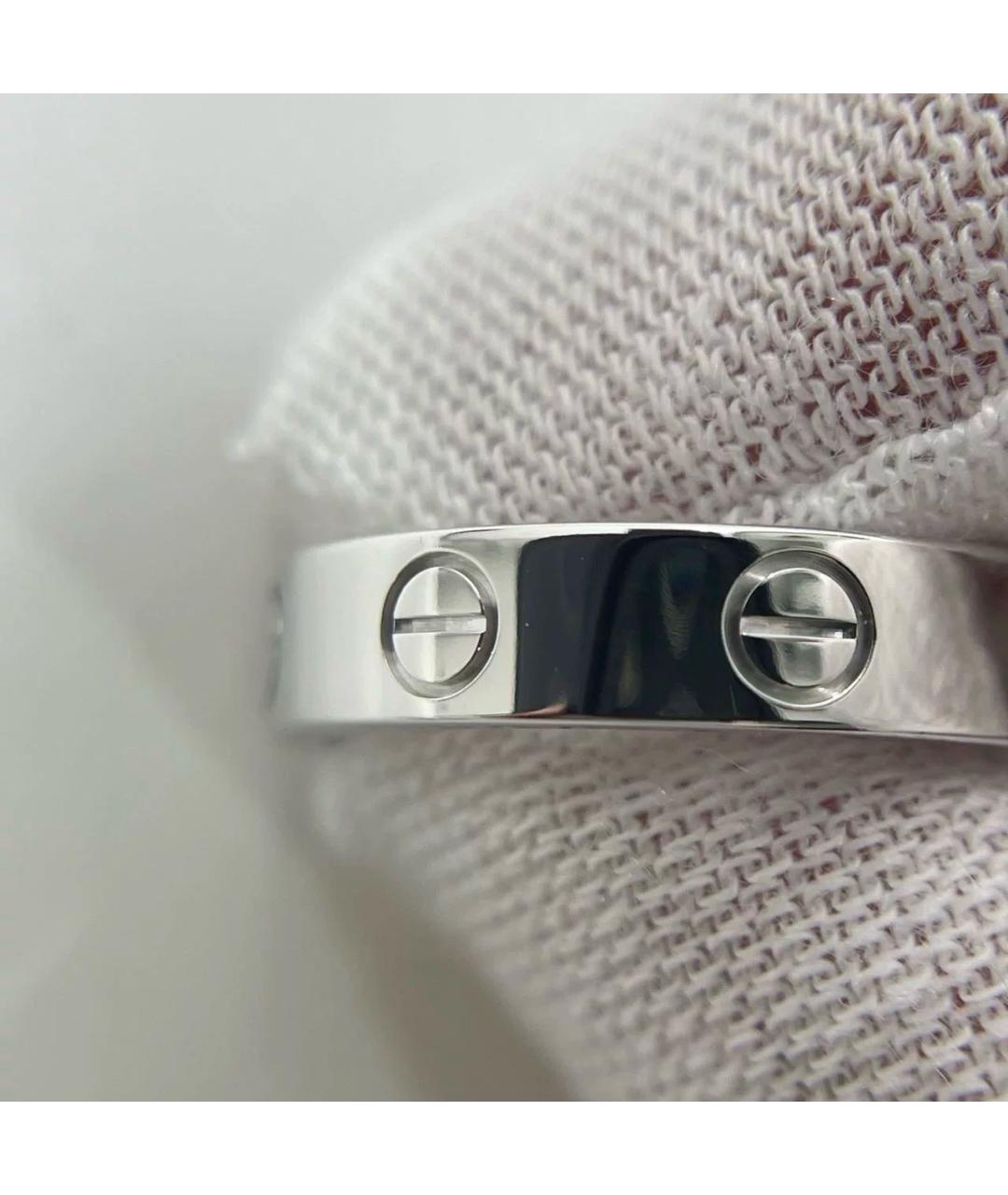 CARTIER Серое кольцо из белого золота, фото 6