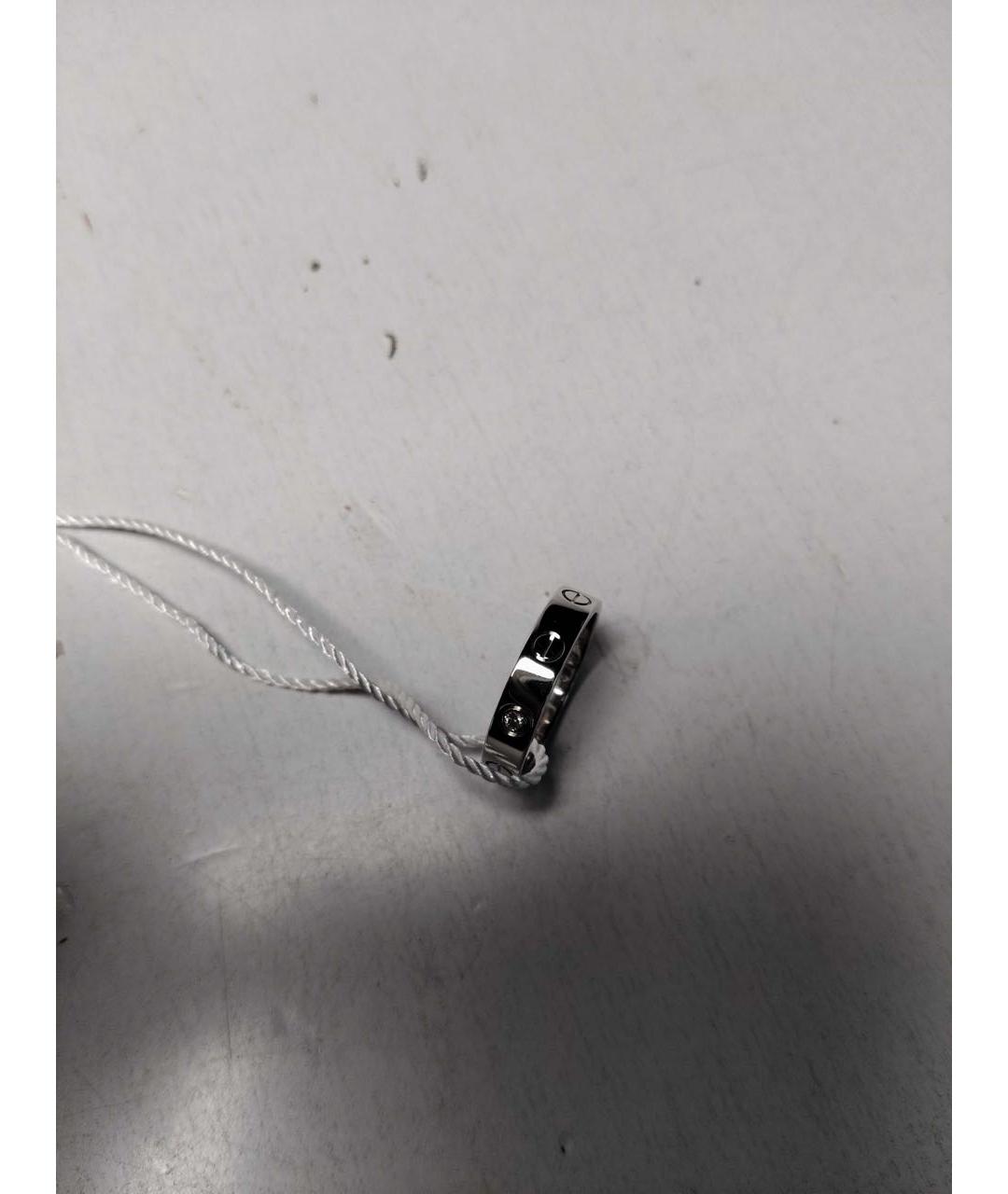 CARTIER Серое кольцо из белого золота, фото 4