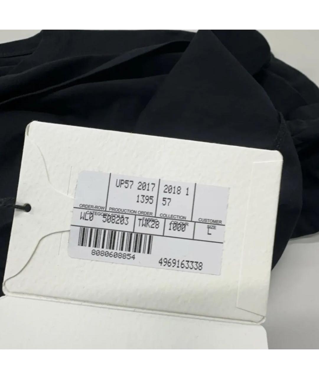 BALENCIAGA Черная хлопковая футболка, фото 6